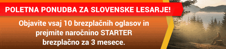 Poletna ponudba za slovenske lesarje!