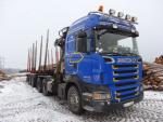 Tovornjak za prevoz hlodov Scania R420 LA6x4,návěs Svan |  Transportna in manipulativna oprema | Stroji za obdelavo lesa | JANEČEK CZ 