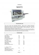 Skobeljni stroj - štiristranski za oblanje SICAR PRIMA 220 4 |  Mizarski stroji | Stroji za obdelavo lesa | CENTROGLOB, s.r.o.