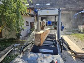 Tračna žaga TP-600 mobilní , |  Oprema za žage | Stroji za obdelavo lesa | Drekos Made s.r.o